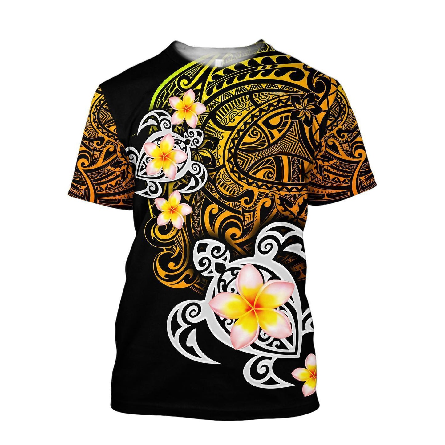 Amazing Polynesian Golden Maori Tattoo Hawaii Shirt
