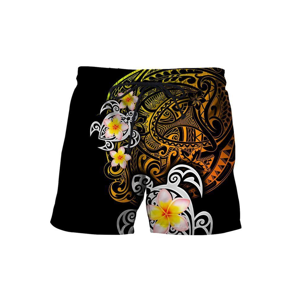 Amazing Polynesian Tattoo Turtle Unisex Hoodie ML