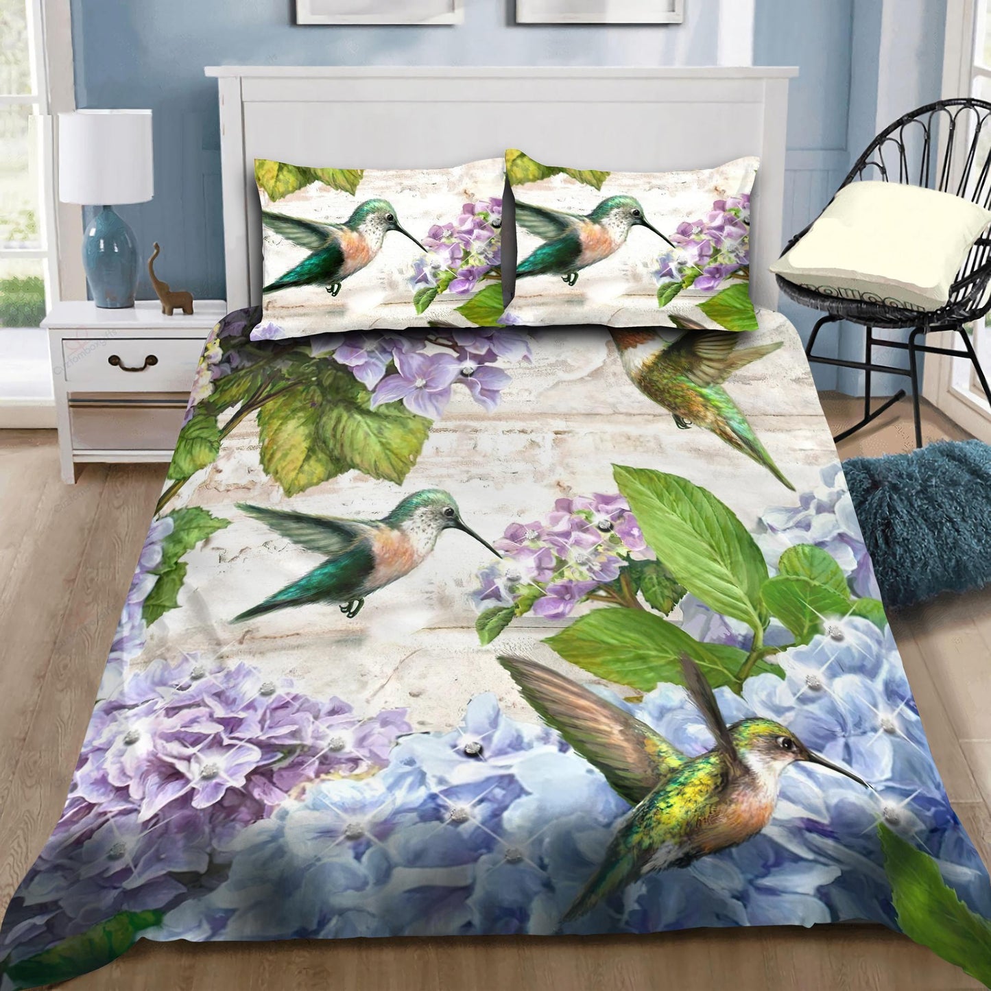 Beautiful Hummingbird Bedding Set-ML NTN07242001