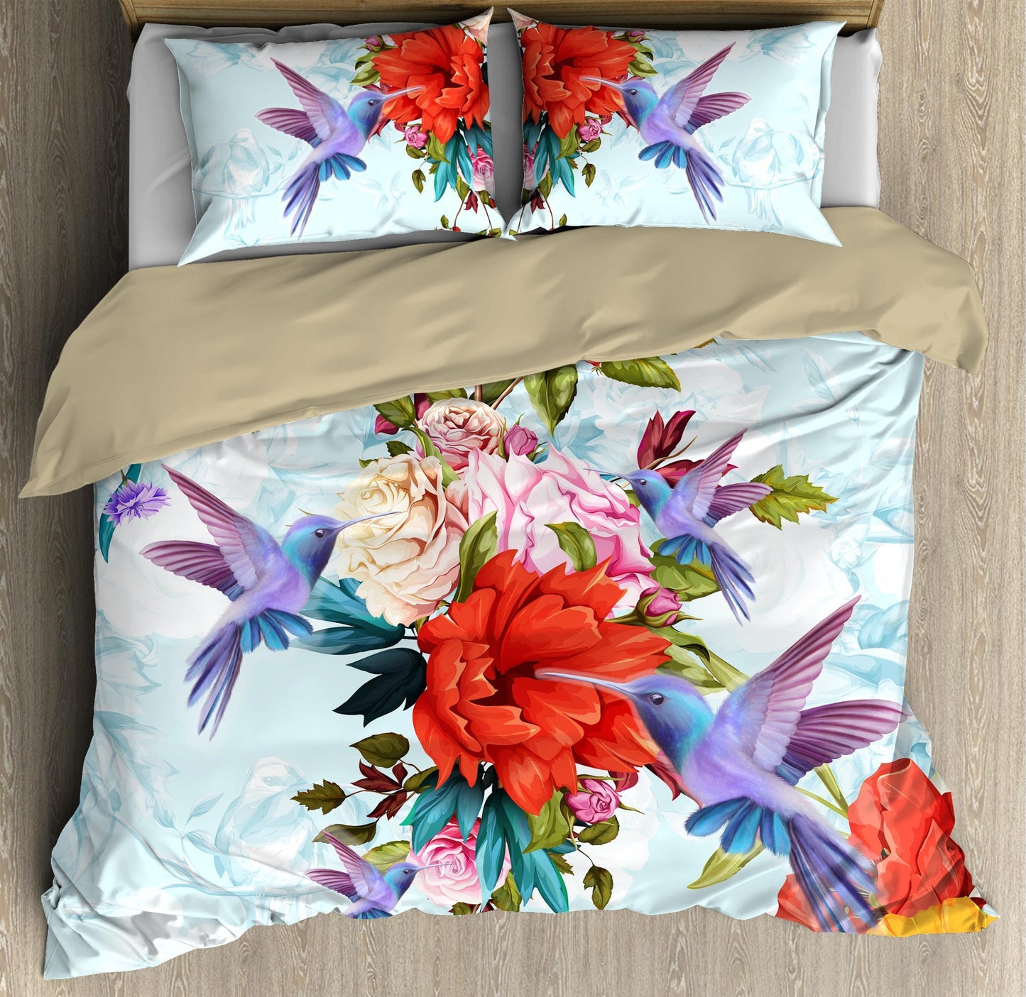 Beautiful Hummingbird Bedding Set-ML NTN07242002