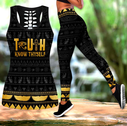 African Truth Know Thyself Legging & Tank top-ML-Apparel-ML-S-S-Vibe Cosy™