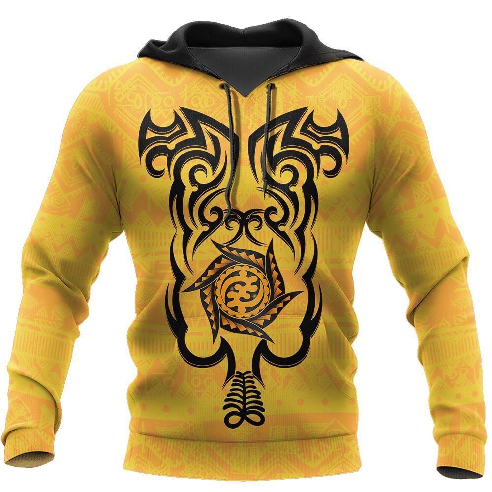 African Adinkra Mud Hoodie