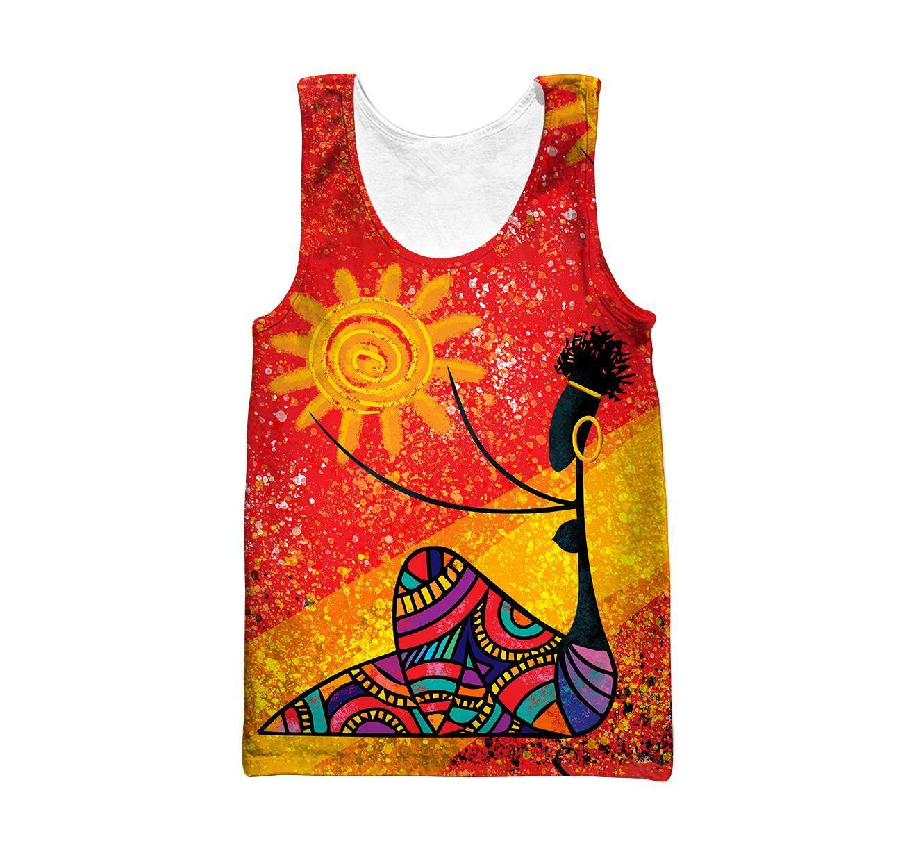 African Girl and Star Hoodie