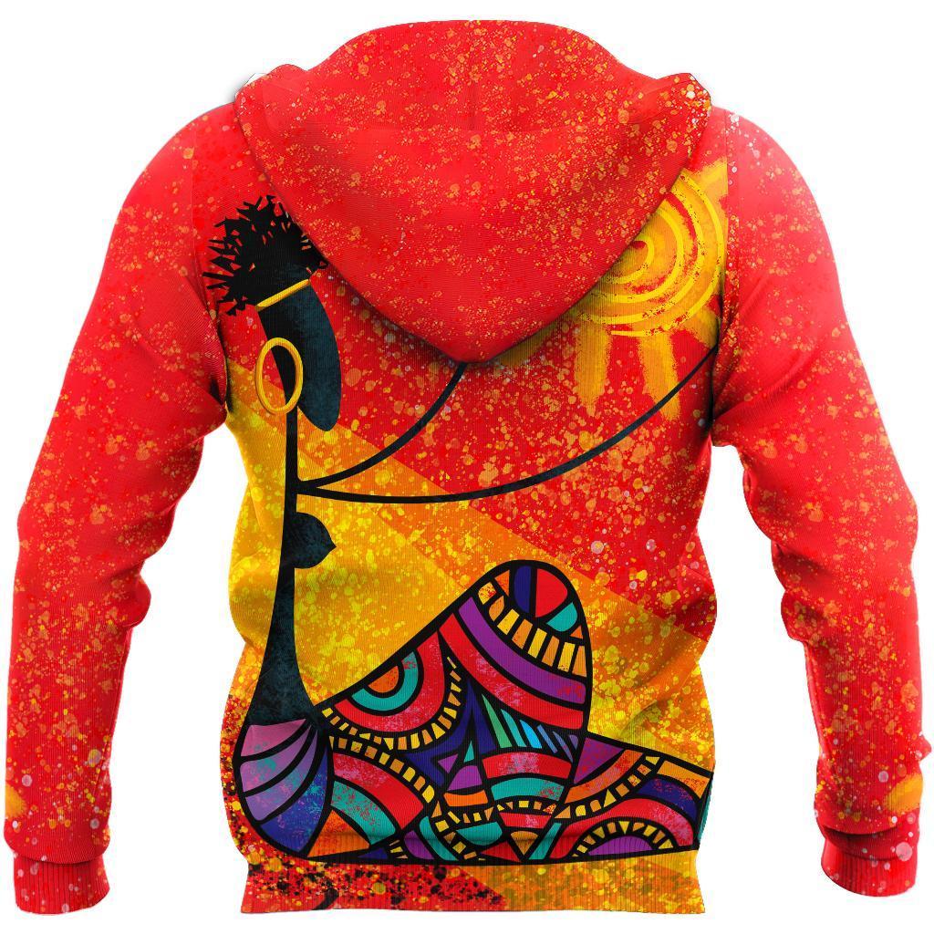 African Girl and Star Hoodie
