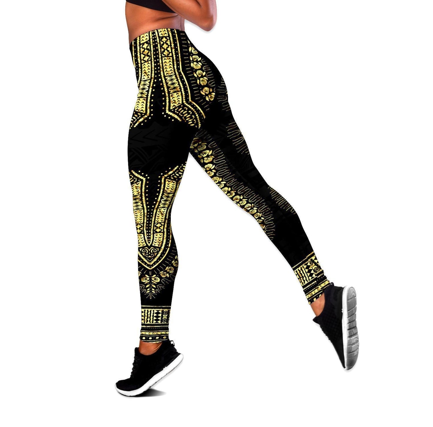 African Luxury Pattern Legging & Tank top