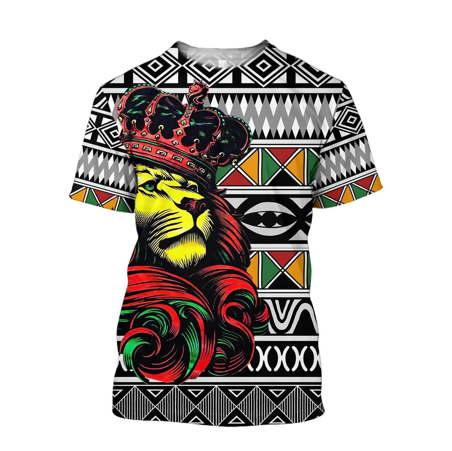 African Lion Pattern Hoodie