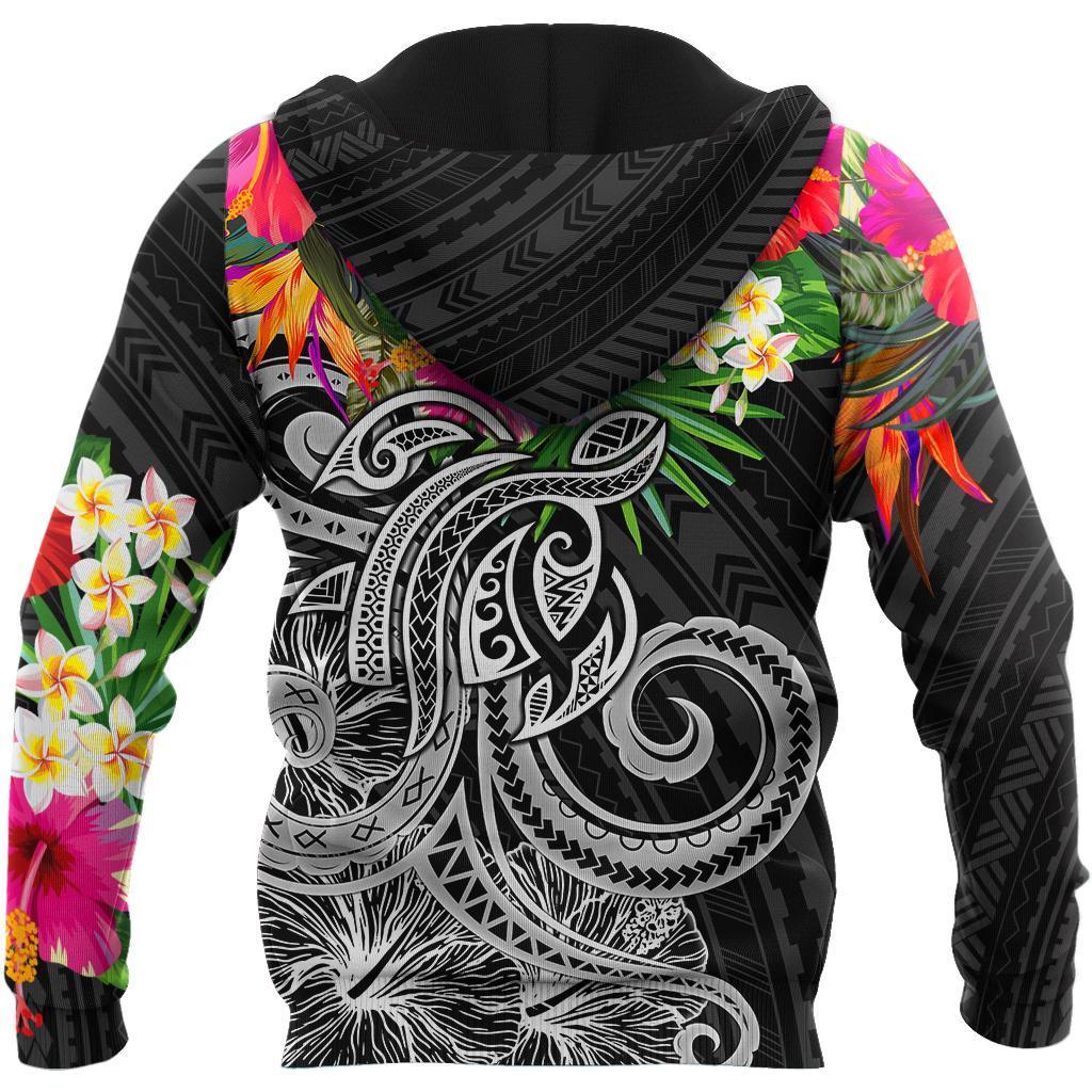 Amazing Hibiscus And Frangipani Hoodie Tshirt for Men and Women ML