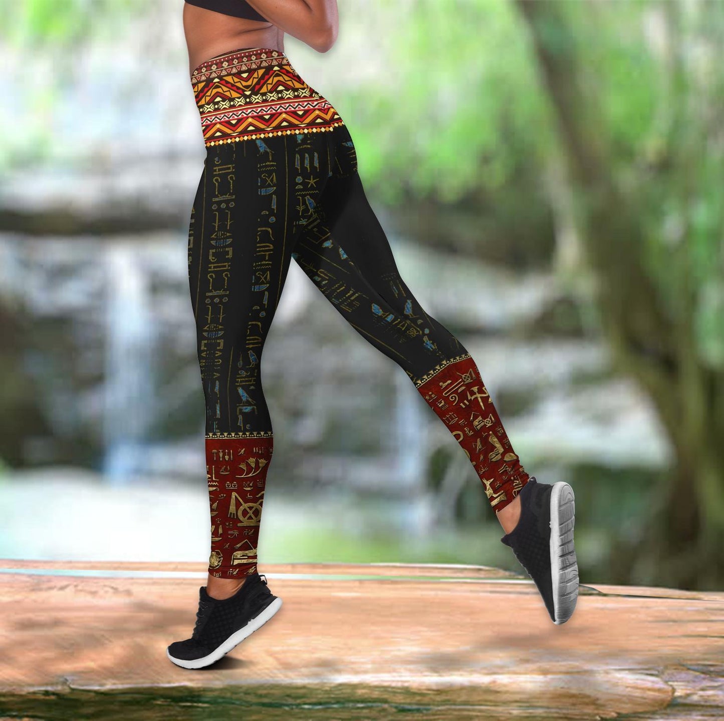 The Eyes of Horus 3D Over Printed Legging & Tank top-ML