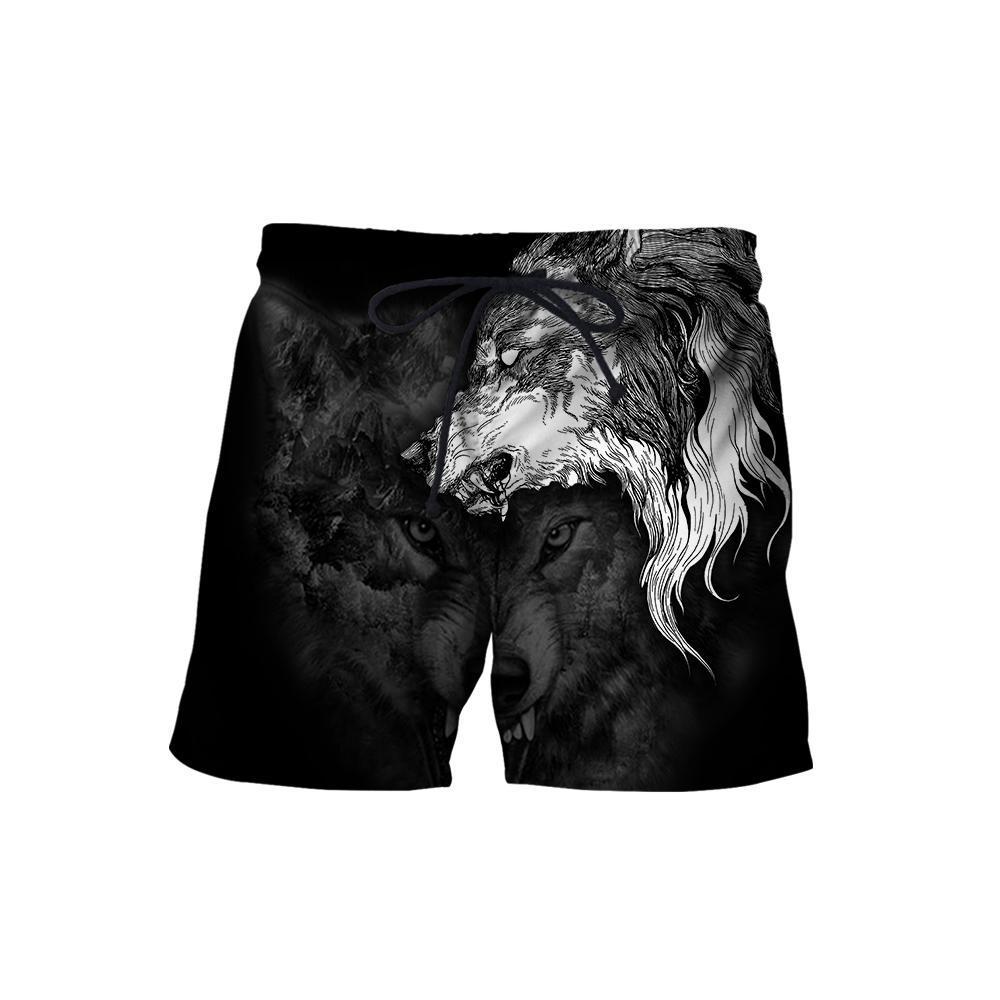 Wolf Spirit Tattoo 3D Over Printed Hoodie for Men and Women-ML