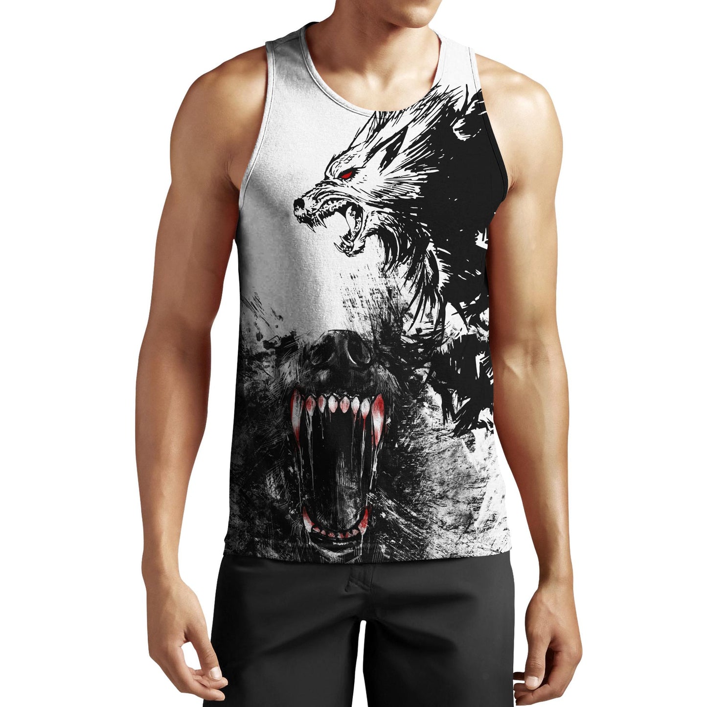 Wolf Bleed For You 3D Over Printed Hoodie for Men and Women-ML