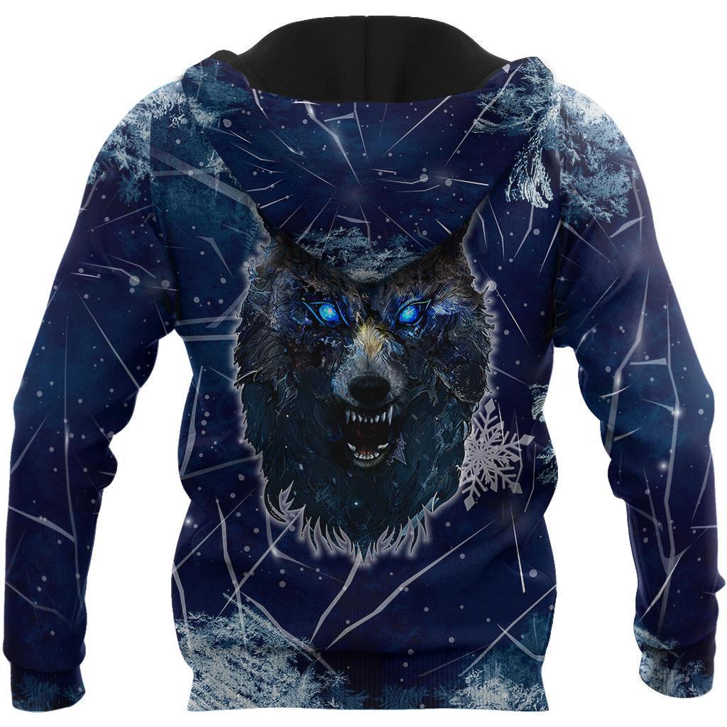 Winter Is Coming Wolf 3D Over Printed Hoodie for Men and Women-ML
