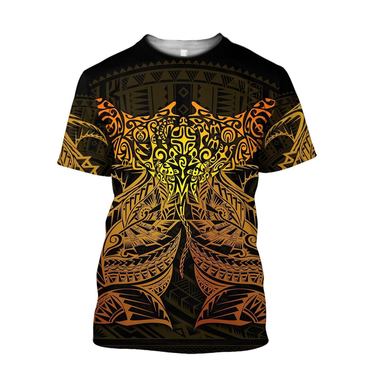 Amazing Polynesian Ray Tattoo Hoodie for Men and Women