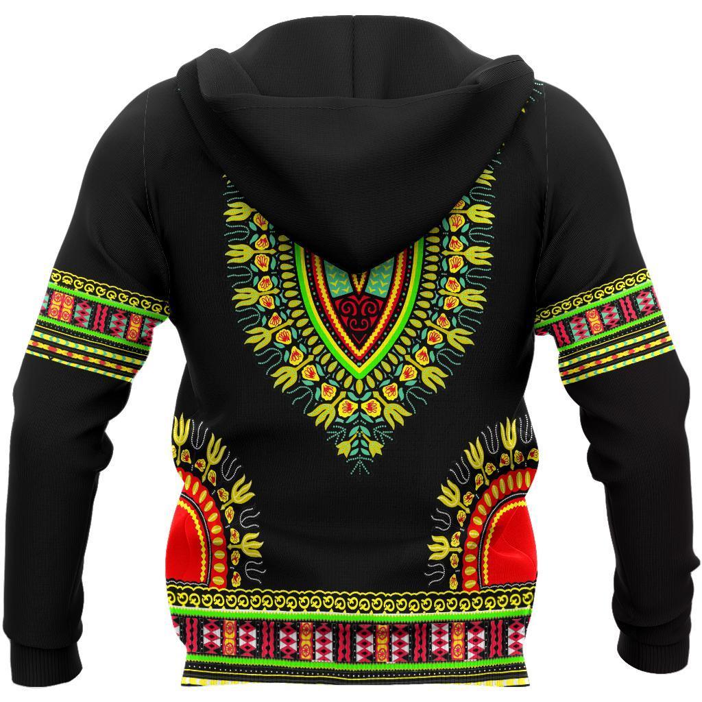 African Dashiki Pattern Hoodie for Men and Women