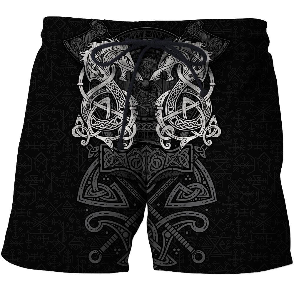 White Fenrir Viking Wolf Tattoo 3D Over Printed Hoodie for Men and Women-ML