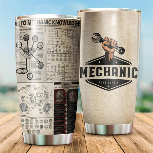 Auto Mechanic Knowledge Tumbler TN