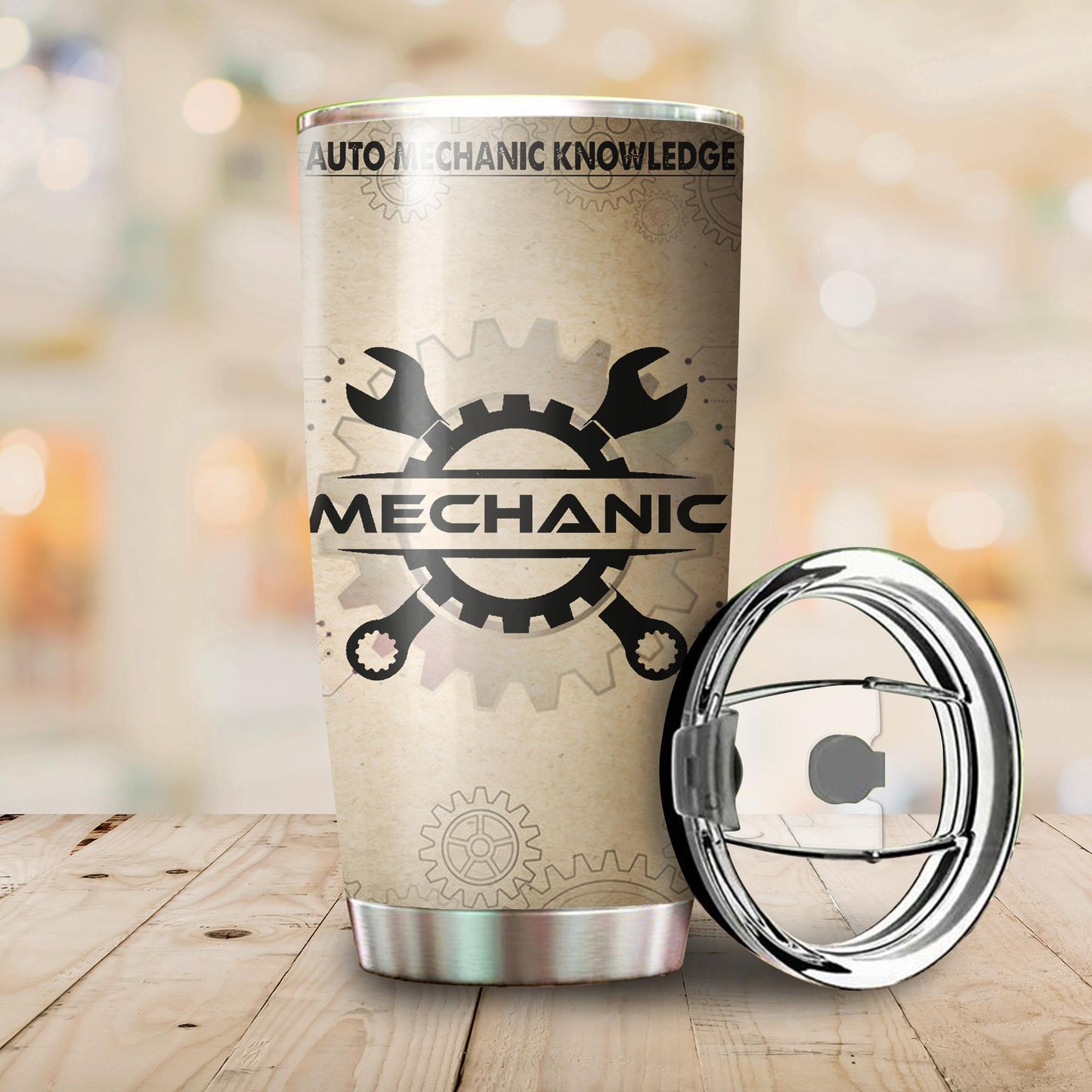 Auto Mechanic Knowledge Tumbler TN