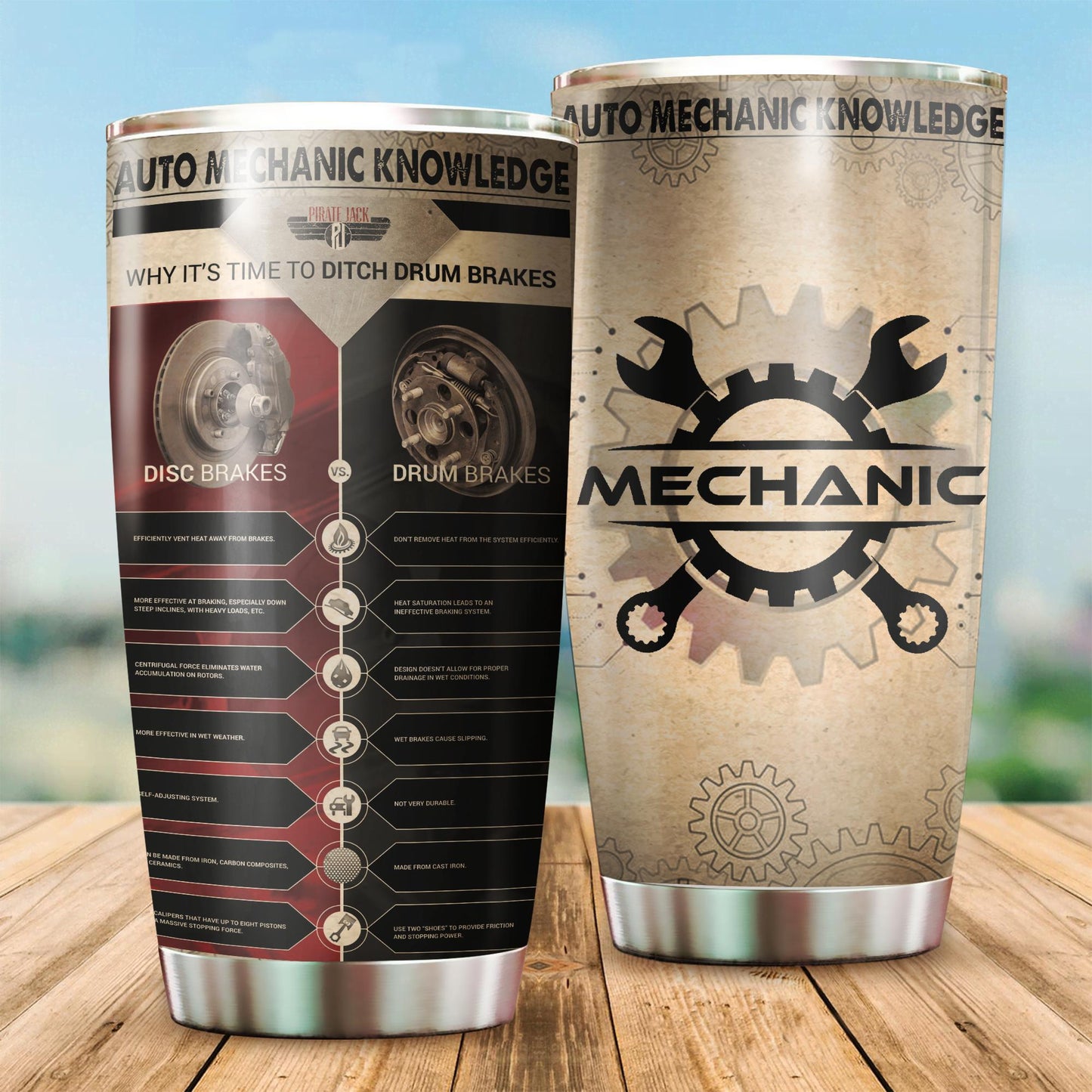 Auto Mechanic Knowledge Tumbler TN