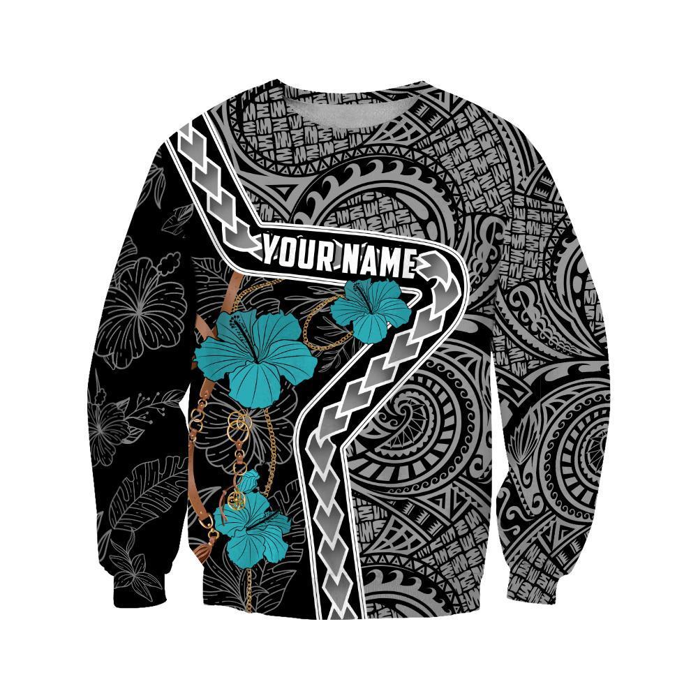 Amazing Polynesian Green Tattoo II Customize 3D All Over Printed Shirts For Men And Women
