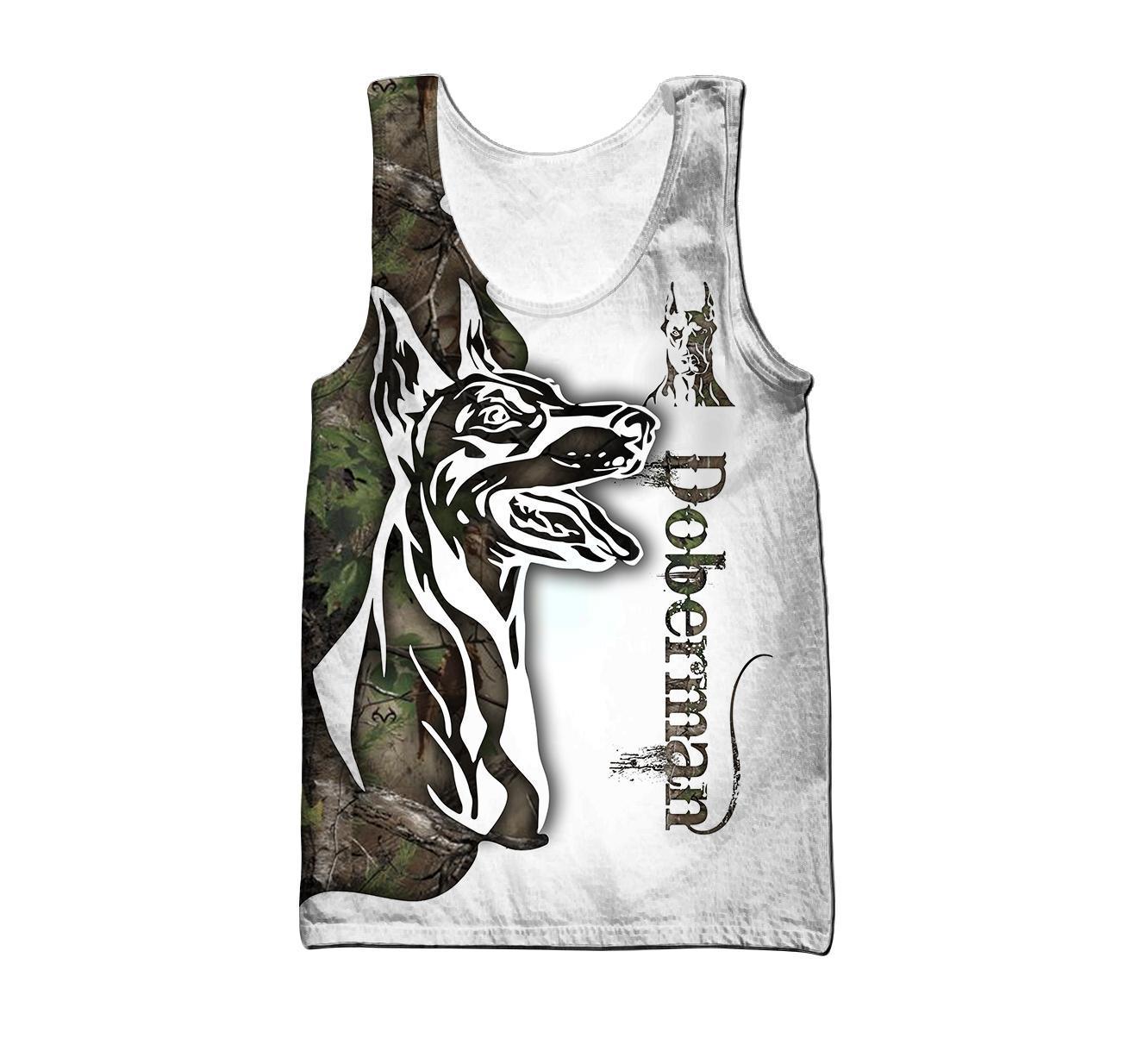 Doberman Dog 3D All Over Printed Unisex PL