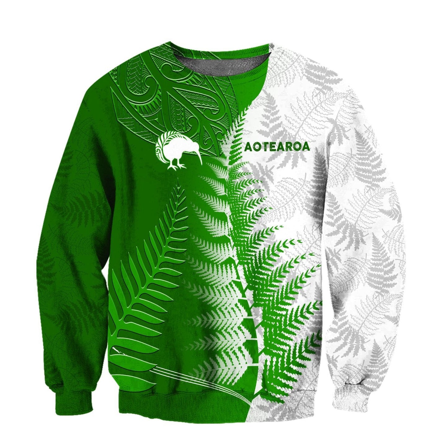 Aotearoa New Zealand Silver Fern Kiwi Classic 3D Unisex Hoodie