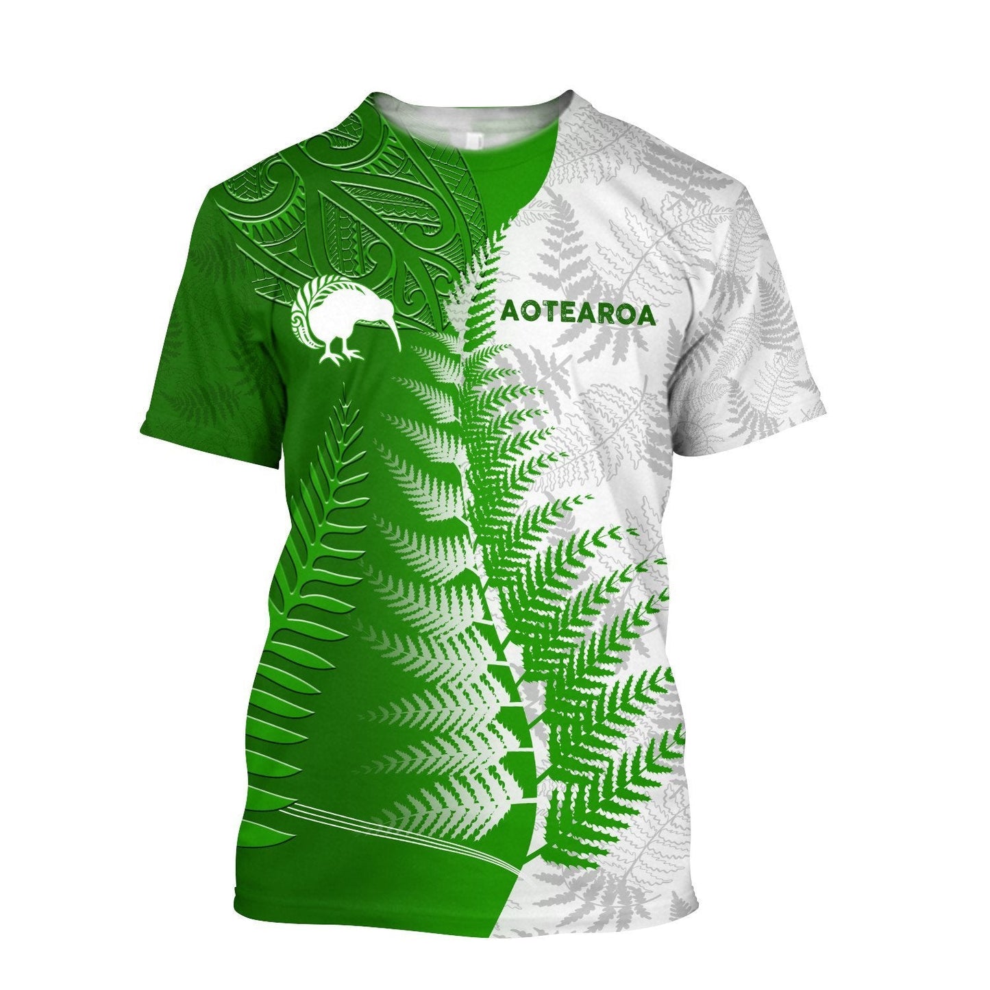 Aotearoa New Zealand Silver Fern Kiwi Classic 3D Unisex Hoodie