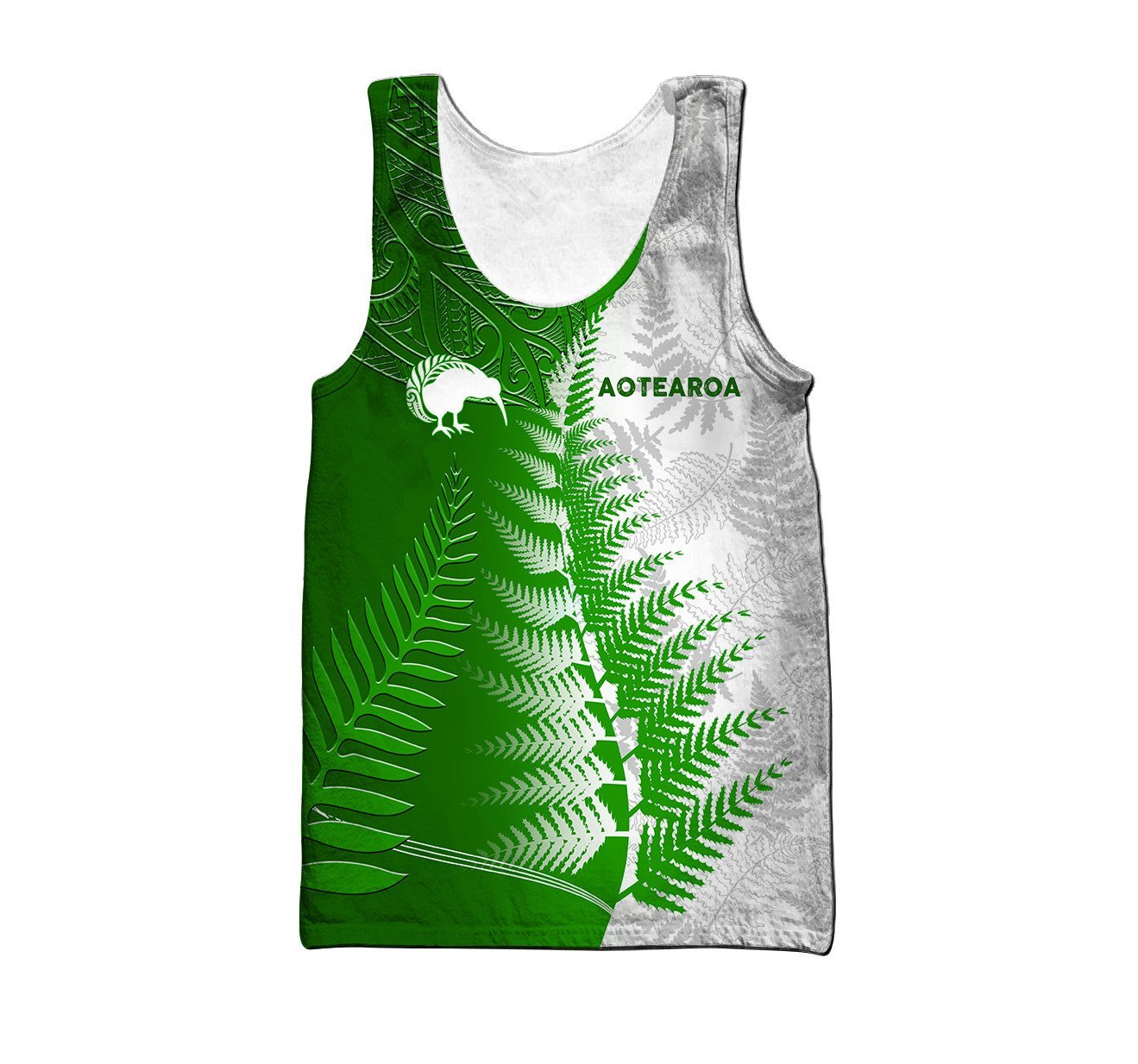 Aotearoa New Zealand Silver Fern Kiwi Classic 3D Unisex Hoodie