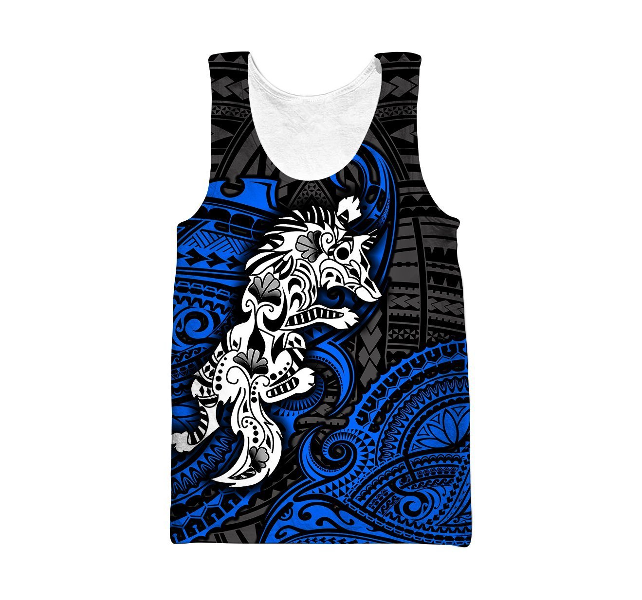 Amazing Polynesian Wolf Tattoo Unisex Hoodie-ML