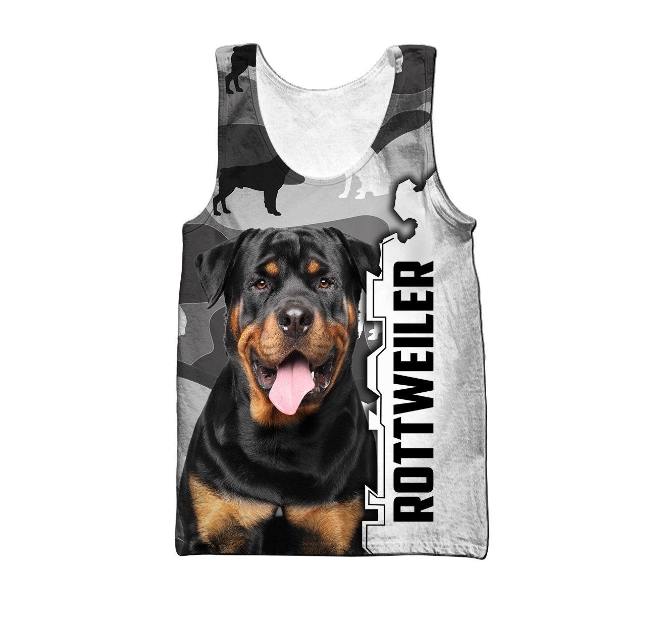 Rottweiler dog 3D All Over Printed shirt & short for men and women PL