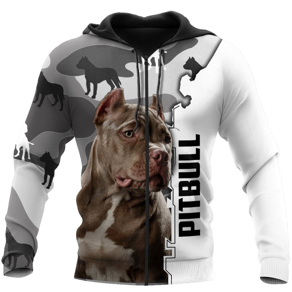 Pitbull dog 3D All Over Printed Unisex PL