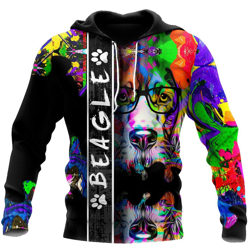 Beagle dog full color 3D All Over Printed Unisex PL