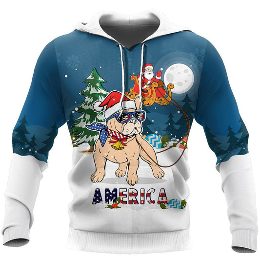 PitBull & Santa chritmas 3D All Over Printed Unisex PL