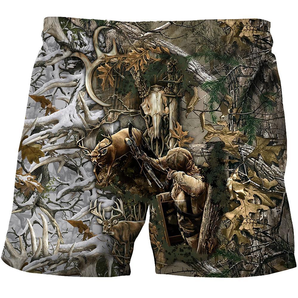 Bow Hunting Camo Over Printed Unisex Deluxe Hoodie ML