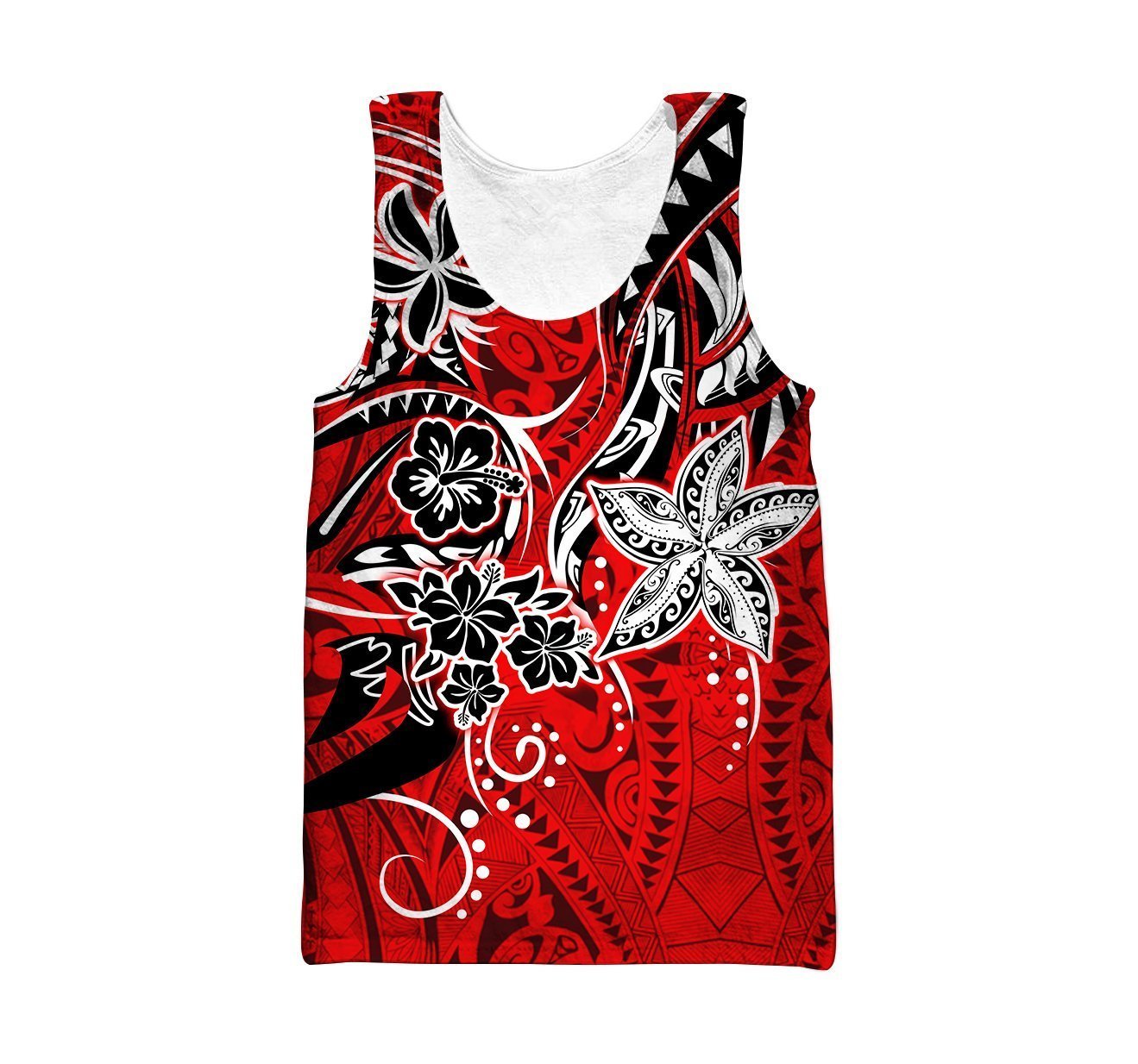 Amazing Polynesian Tribal Pattern Unisex Hoodie ML