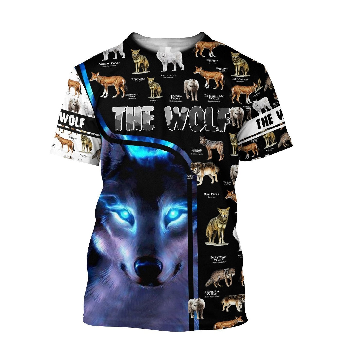 The Wolf 3D All Over Printed Unisex Hoodie ML