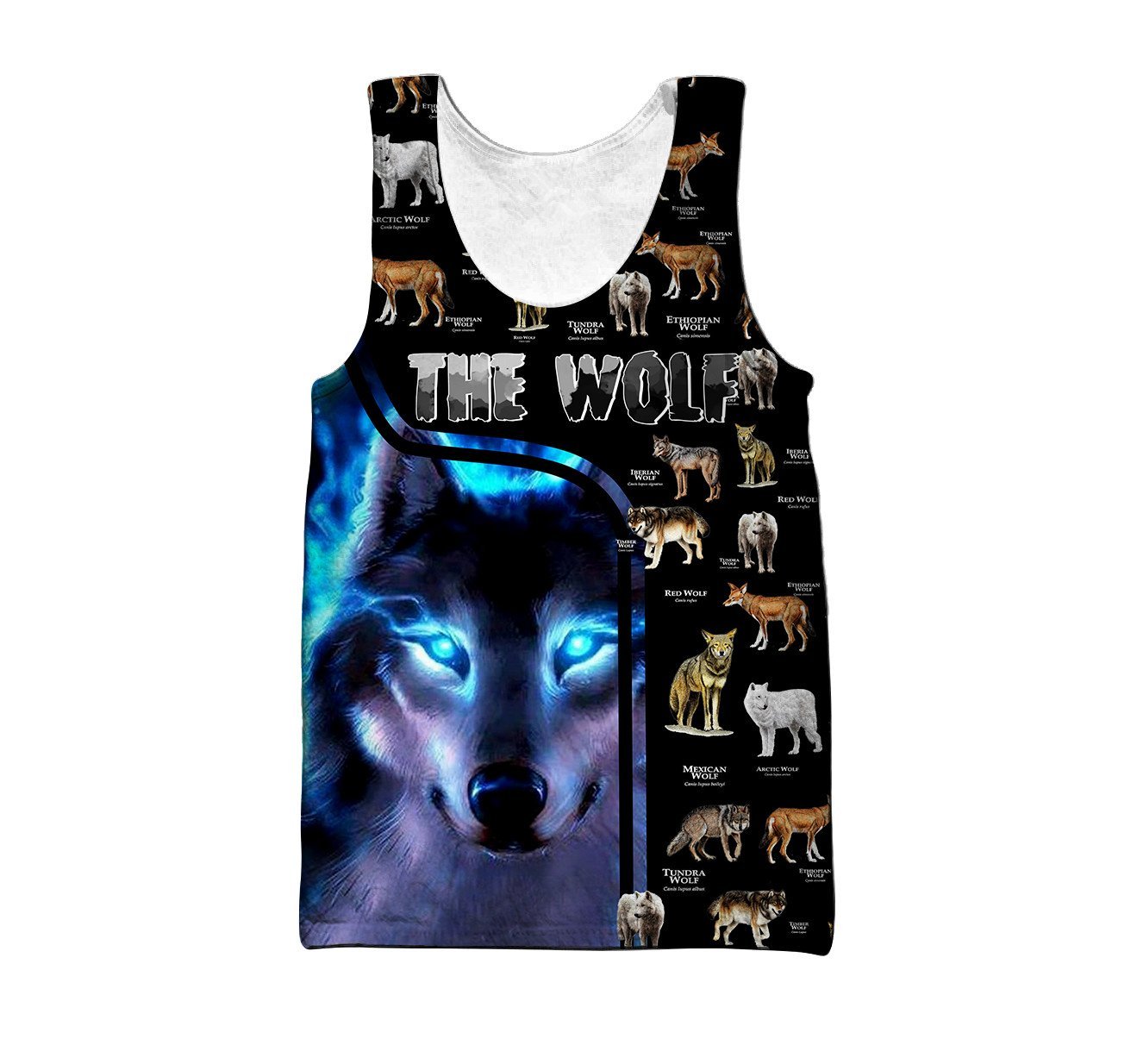 The Wolf 3D All Over Printed Unisex Hoodie ML