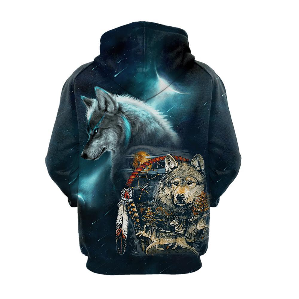 Wolf 3D All Over Printed Unisex Shirt