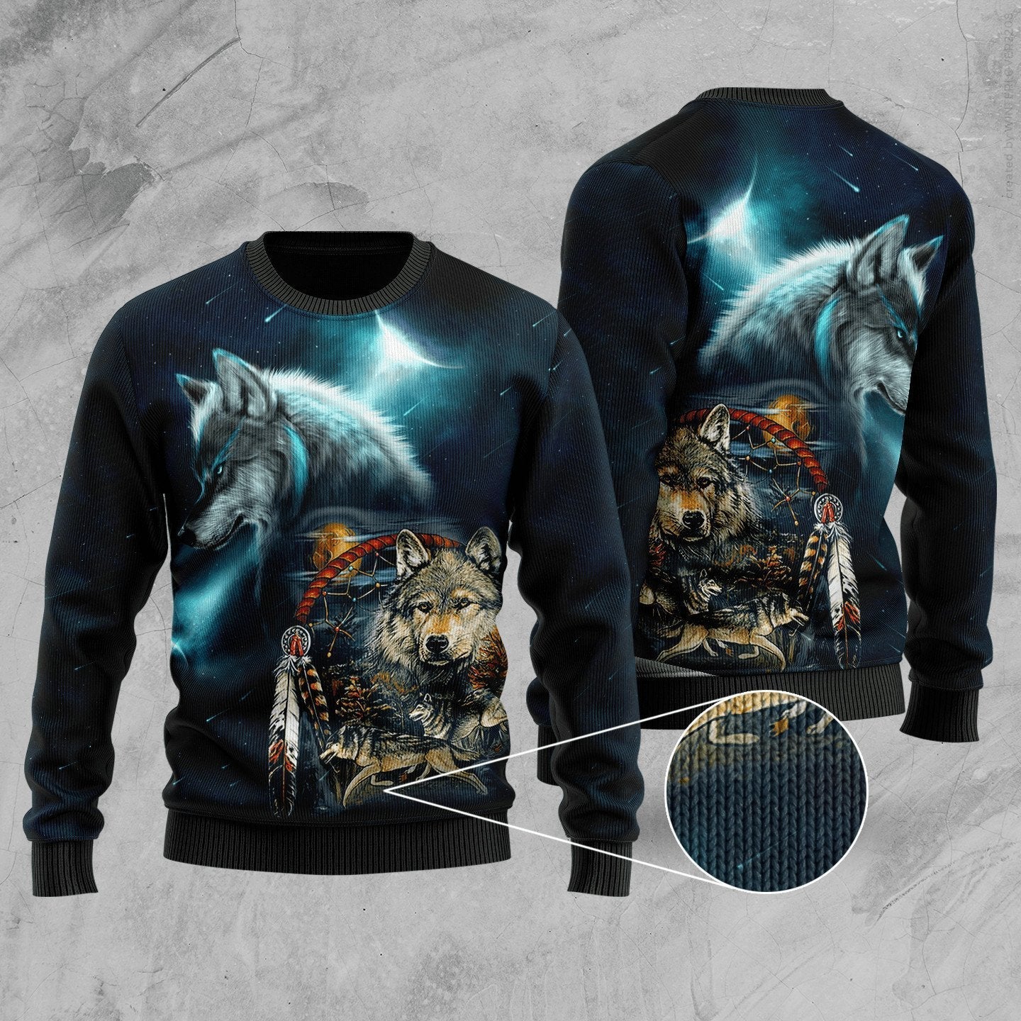 Wolf 3D All Over Printed Unisex Shirt