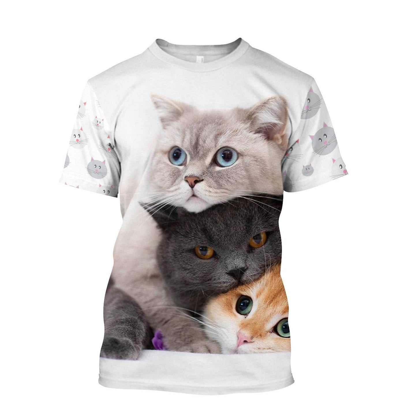 British Shorthair Cat 3D All Over Printed Shirts For Men and Women