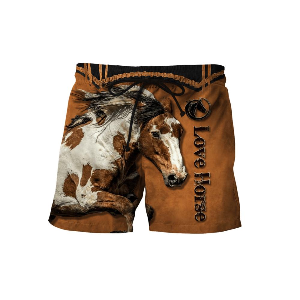 American Paint Horse Native American Cowboy 3D All Over Printed Unisex Shirts HHT19112003