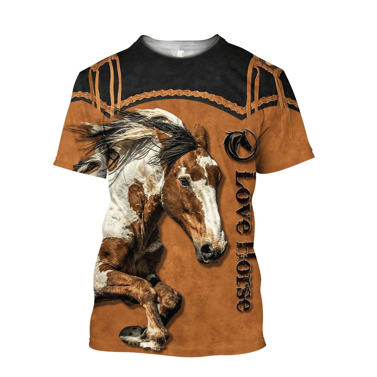 American Paint Horse Native American Cowboy 3D All Over Printed Unisex Shirts HHT19112003