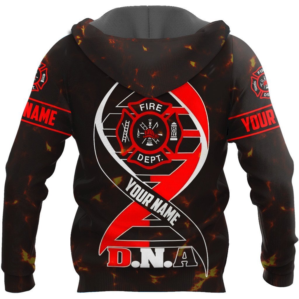 Customize Name Firefighter 3D All Over Printed Unisex Shirts