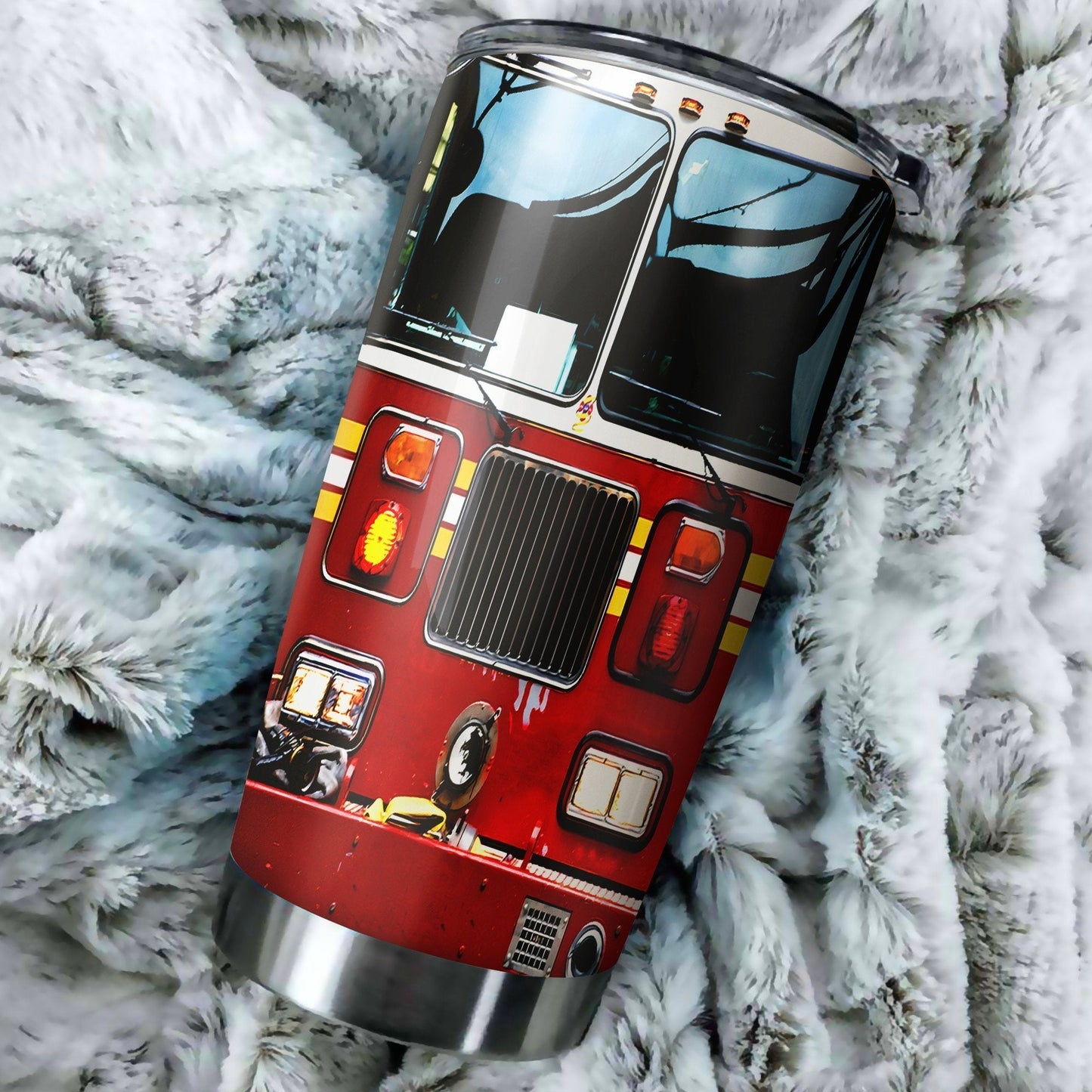 Customize Name Firefighter Steel Tumbler