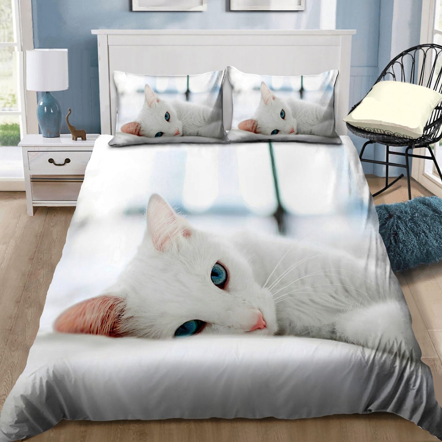 White Cat Bedding Set MH04012001