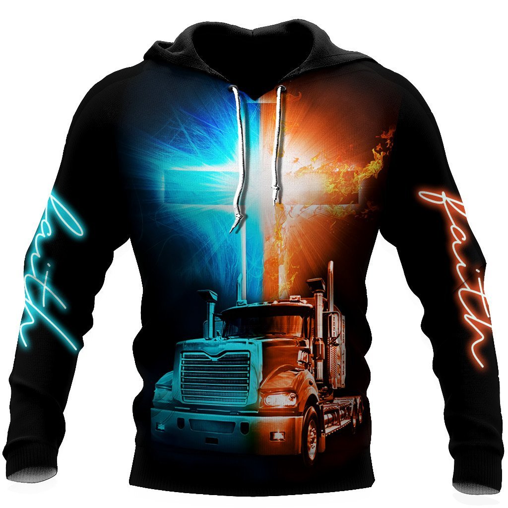 Trucker 3D All Over Printed Shirts For Men and Women