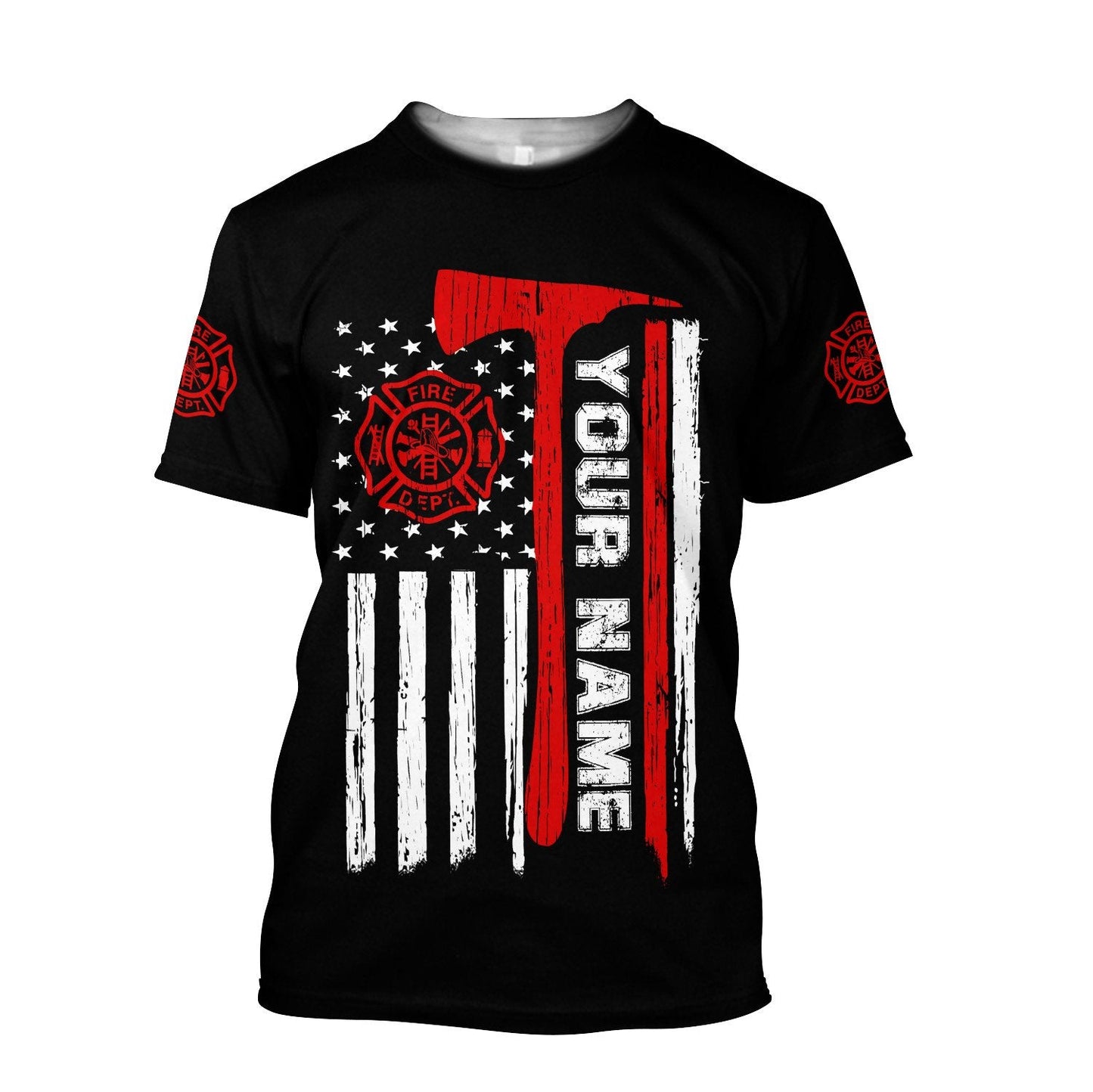 Customize Name Firefighter 3D All Printed Hoodie For Men And Women DA21012001