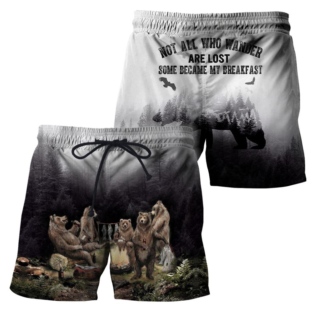 Camping 3D All Over Printed Unisex Shirts Camping Bears