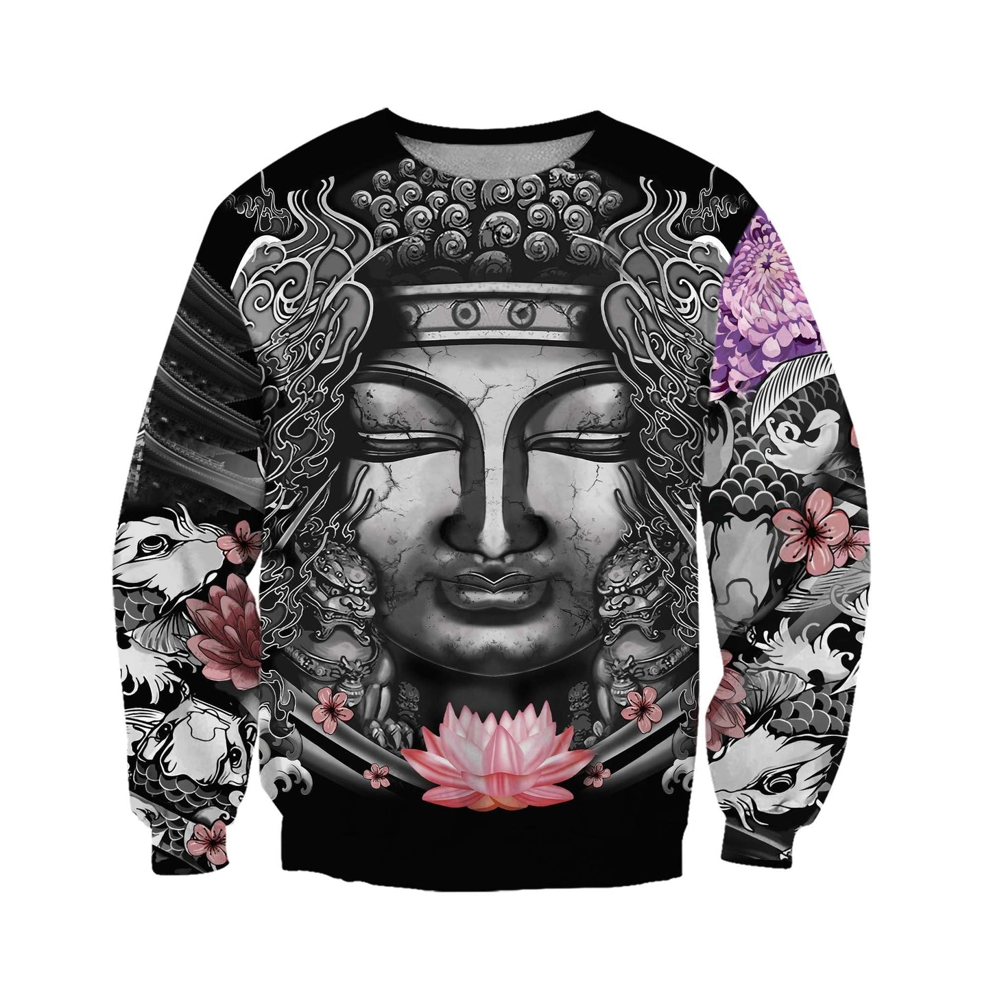 Buddhism Japanese Tattoo 3D Over Printed Unisex Shirt