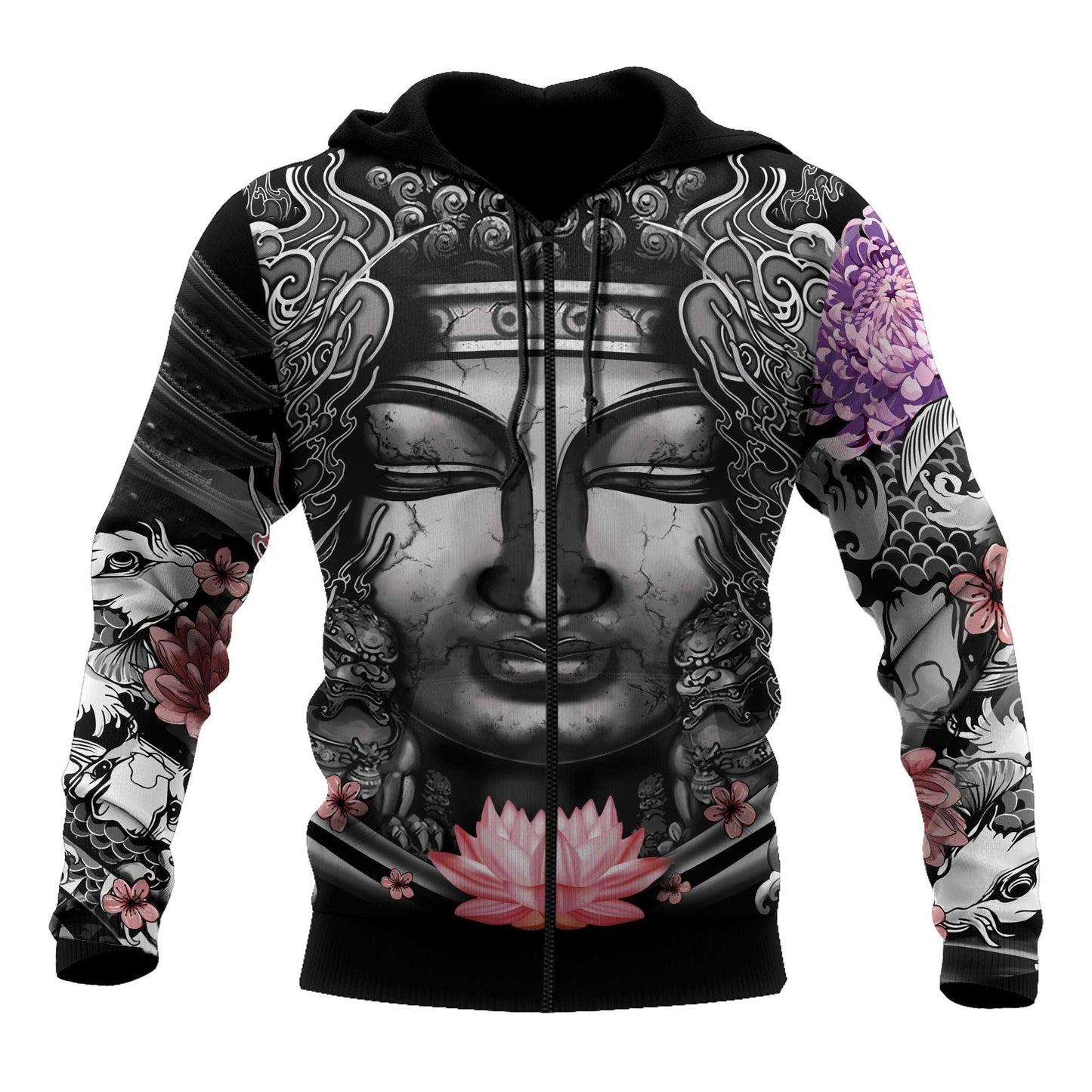 Buddhism Japanese Tattoo 3D Over Printed Unisex Shirt