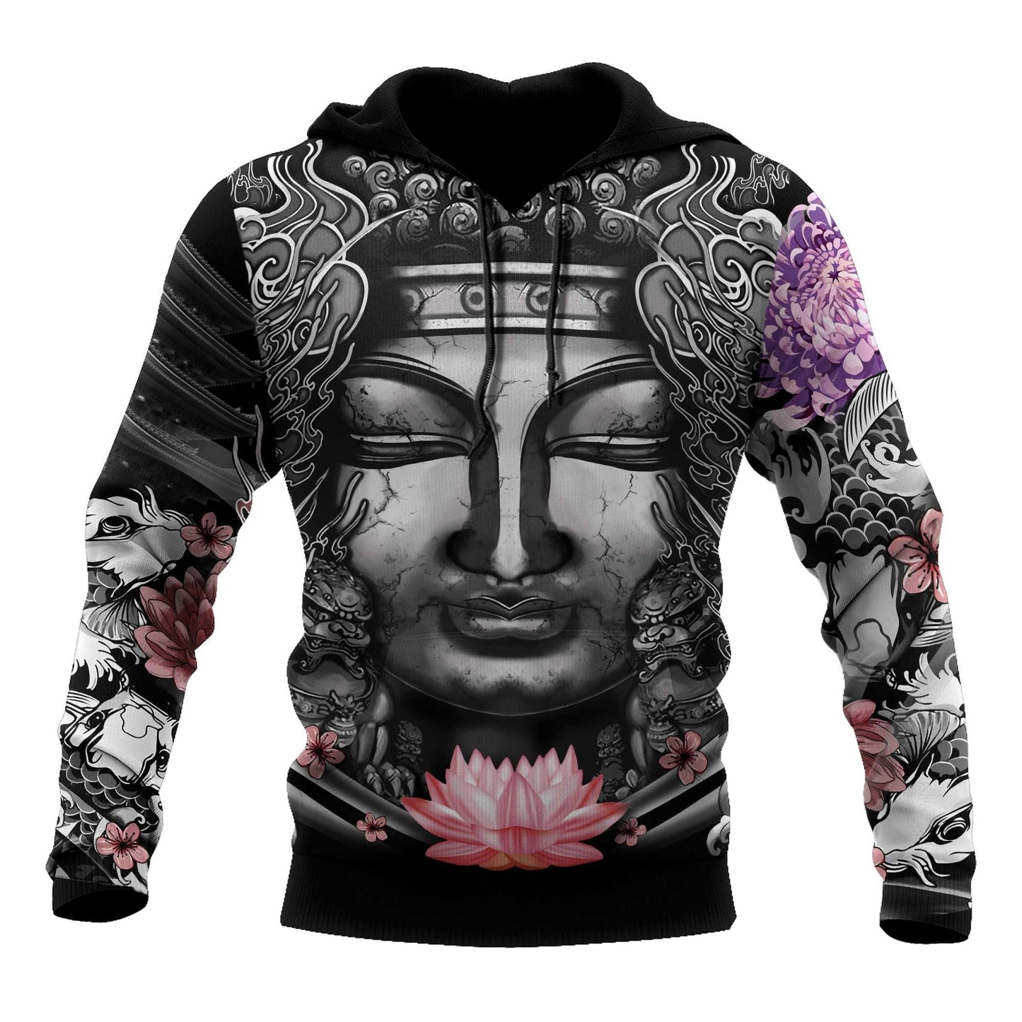 Buddhism Japanese Tattoo 3D Over Printed Unisex Shirt