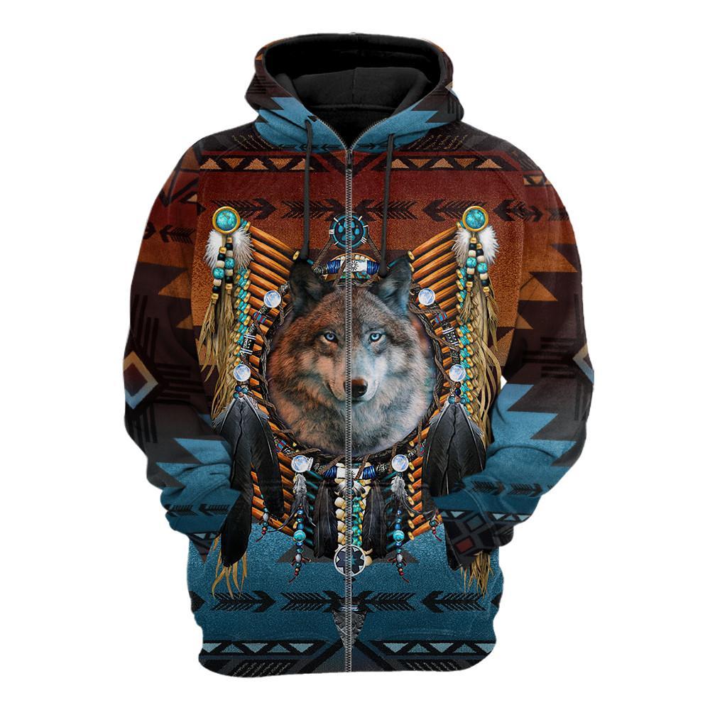 Wolf 3D All Over Printed Unisex Shirts